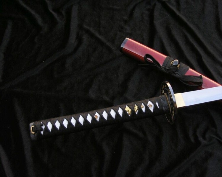Miecz samurajski katana 6KM18-410RD do treningu cięć + stojak-236726