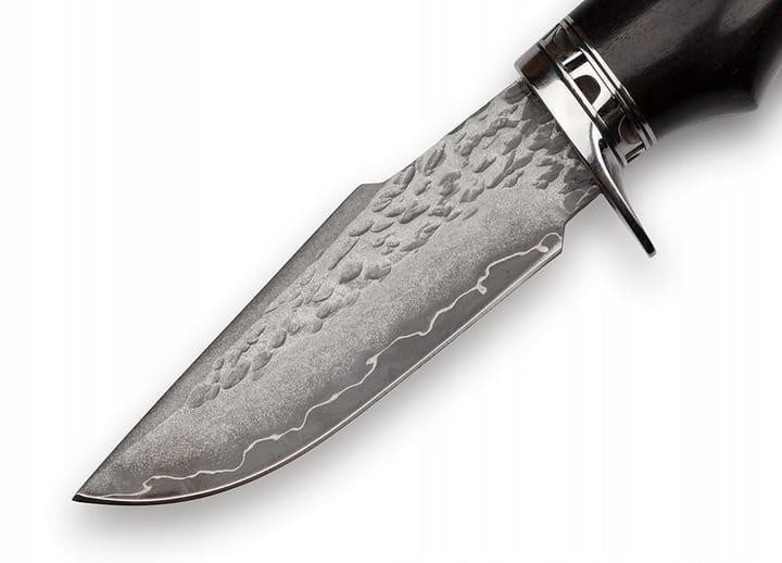 Nóż myśliwski Damast Takoma N-954B w skórzanej, ozdobnej pochwie-236763