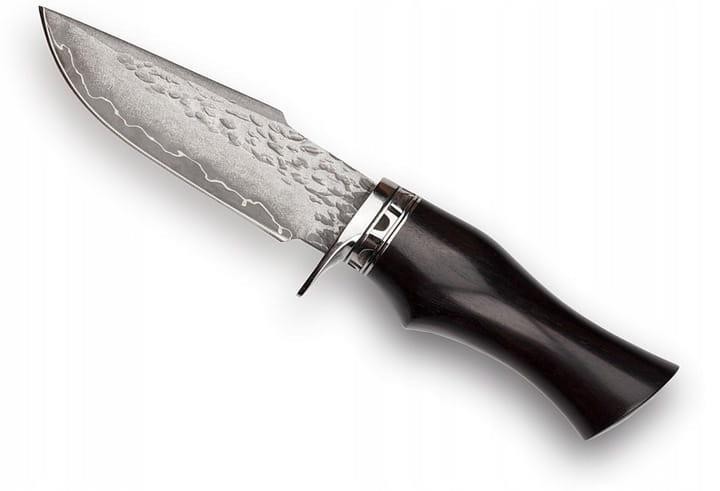 Nóż myśliwski Damast Takoma N-954B w skórzanej, ozdobnej pochwie-236765