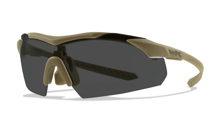 Okulary balistyczne Wiley WX Vapor Comm 2.5 Set 3in1 Matte Tan 3562 wymienne szybki-236774