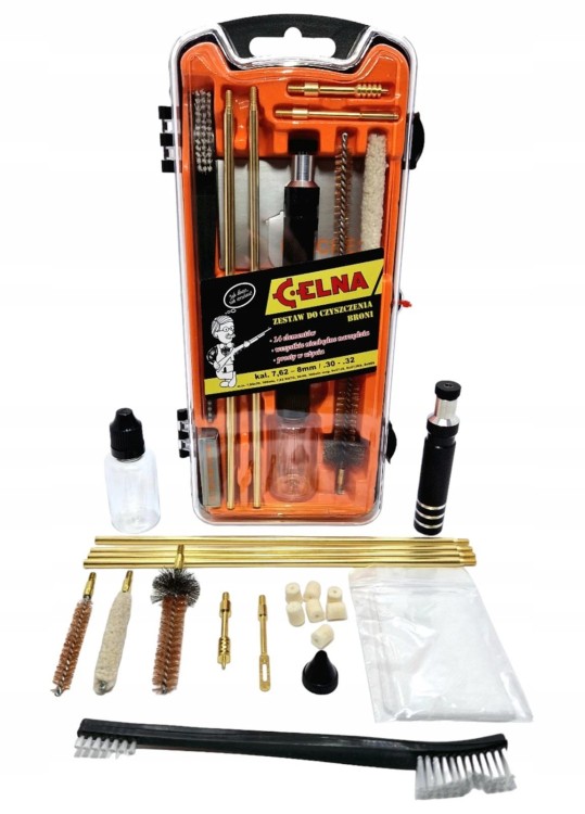 Zestaw do czyszczenia broni kulowej kal. 7,62–8mm/.30-.32 CEL-Z1-30-236827