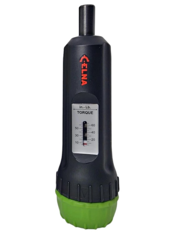 Śrubokręt Wkrętak dynamometryczny 0,6-7Nm (5-65 in-lbs) + 32 bity CELNA-236806