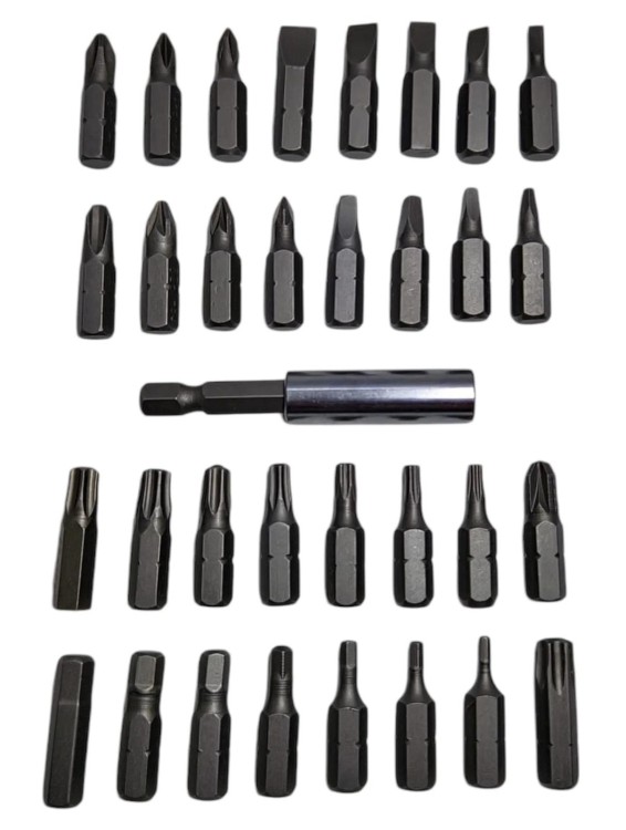 Śrubokręt Wkrętak dynamometryczny 0,6-7Nm (5-65 in-lbs) + 32 bity CELNA-236809