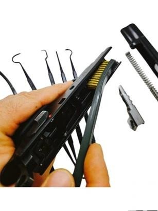 Zestaw szczotek i haków do czyszczenia broni, szczotki i haki Celna-236857