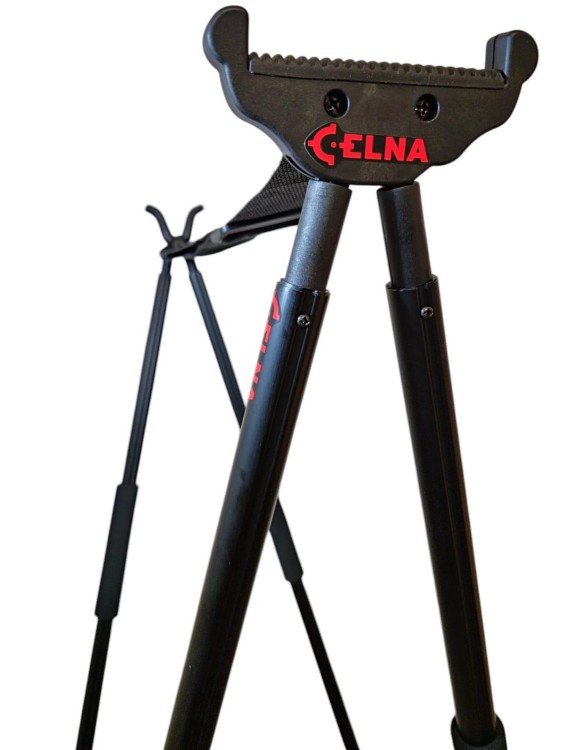 Pastorał myśliwski Celna - 4 nogi, 2 punkty, czarny-237029