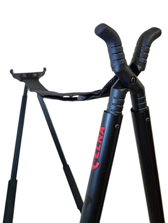 Pastorał myśliwski Celna - 4 nogi, 2 punkty, czarny-237030