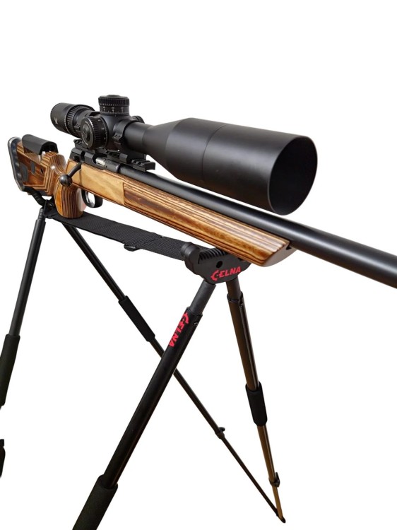 Pastorał myśliwski Celna - 4 nogi, 2 punkty, czarny-237035