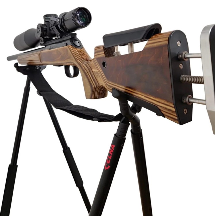 Pastorał myśliwski Celna - 4 nogi, 2 punkty, czarny-237036