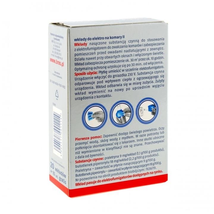 Wkłady Bros do urządzenia elektro 20 szt do odstraszaczy, Fumigatorów Nitecore-236973