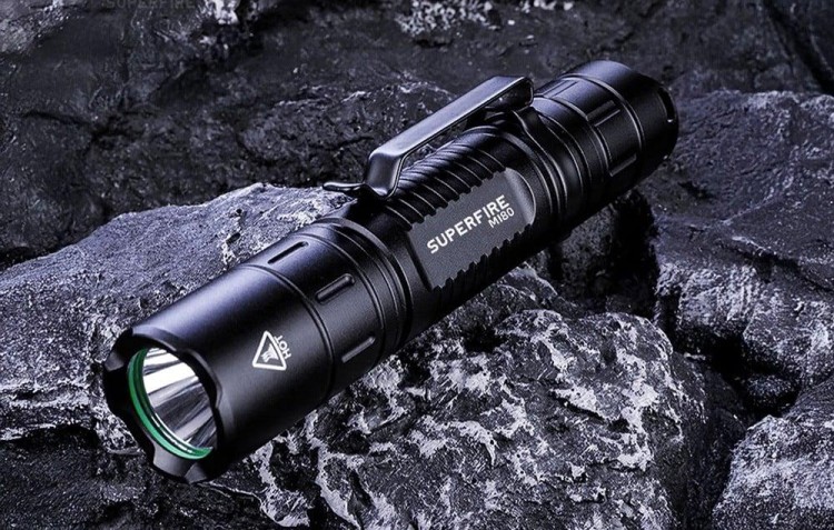 Latarka akumulatorowa Superfire MI80-S, 300 lm, 3 W, 5 trybów, 100 m-237102