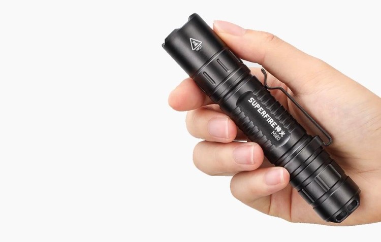 Latarka akumulatorowa Superfire MI80-S, 300 lm, 3 W, 5 trybów, 100 m-237106