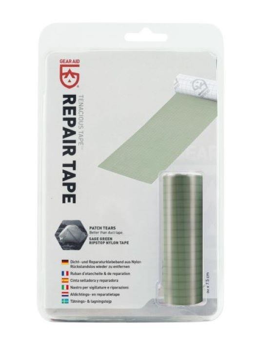 Taśma naprawcza do namiotów, kurtek GearAid Tenacious Tape Repair Nylon, Green-237264