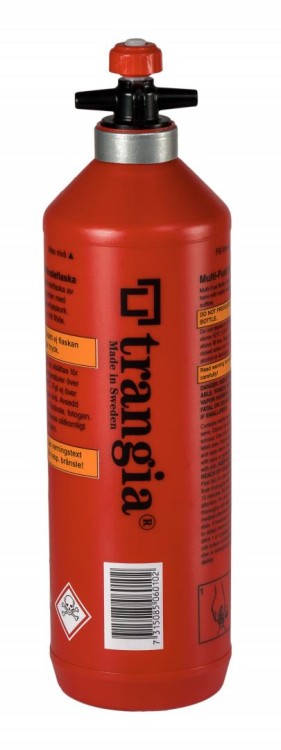 Butelka paliwowa Trangia Plastic Bottle 1L czerwona bezpieczna butla na paliwo-237277