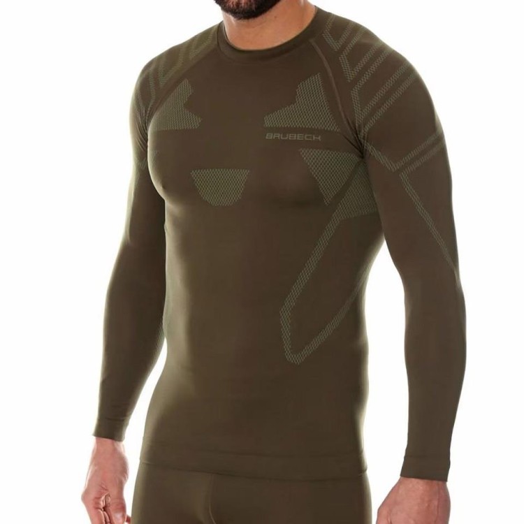Bluza termiczna Brubeck RANGER PROTECT khaki LS1421M-231047
