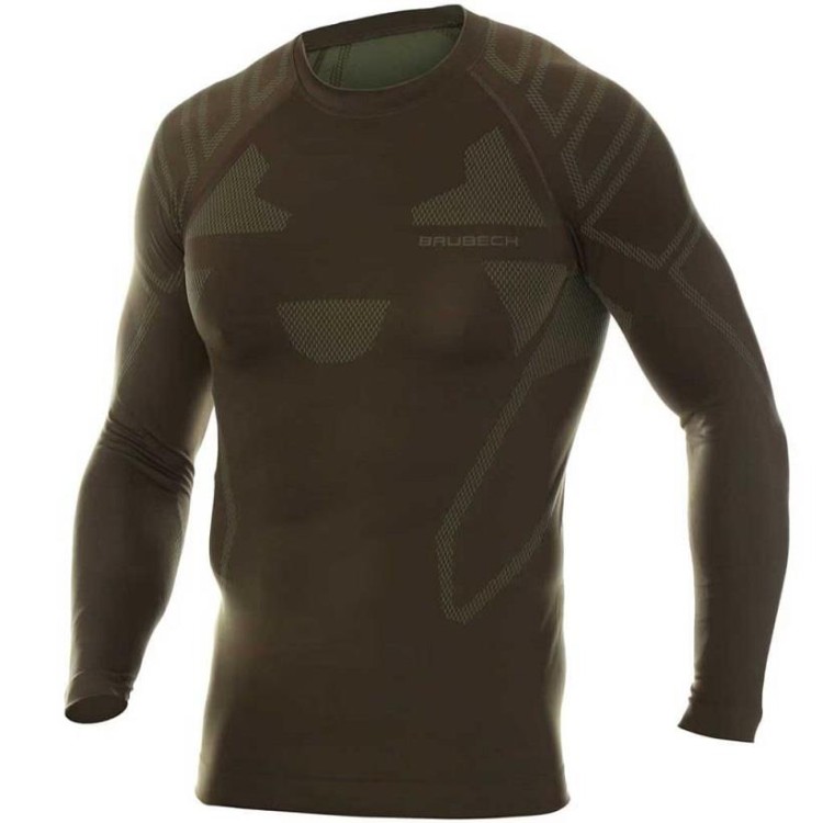 Bluza termiczna Brubeck RANGER PROTECT khaki LS1421M-231049