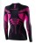 Bluza termiczna Brubeck DRY damska LS1569W czarna/fuksja-231057