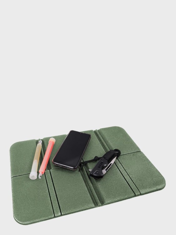 Mata turystyczna do siedzenia Kostka 38x28cm oliwkowa-231192