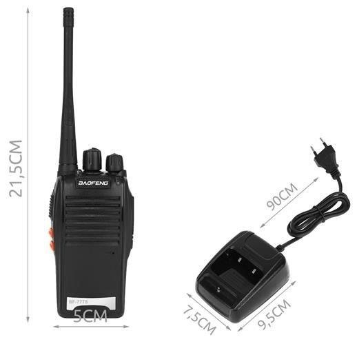 Krótkofalówka Baofeng PMR ładowalne, 2 szt BF-888S-232140