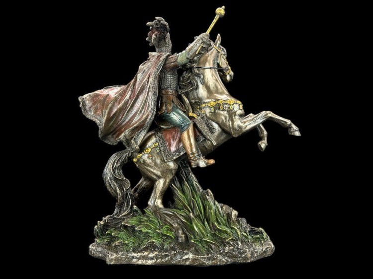 Ekskluzywna rzeźba figurka Król Jan III Sobieski 3-237884