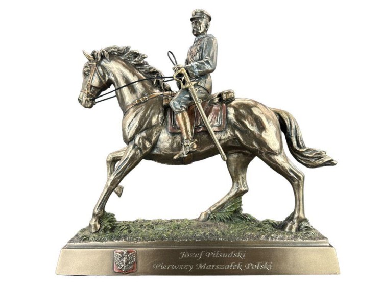 Ekskluzywna rzeźba figurka Józef Piłsudski 28,0 cm-237893