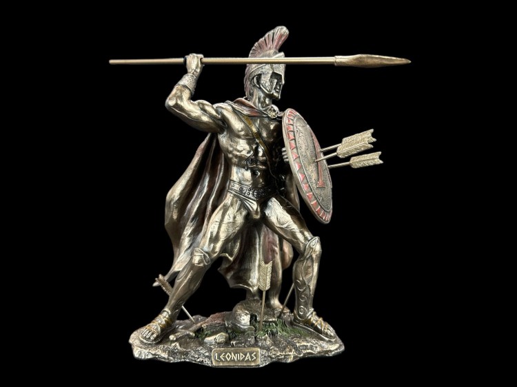 Ekskluzywna rzeźba figurka Król Sparty Leonidas 28-237898