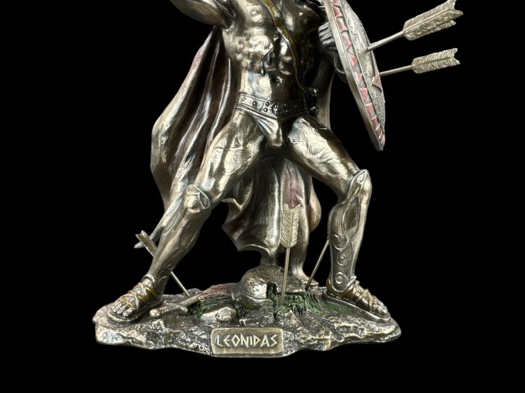 Ekskluzywna rzeźba figurka Król Sparty Leonidas 28-237900