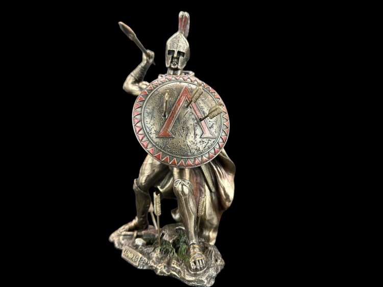 Ekskluzywna rzeźba figurka Król Sparty Leonidas 28-237904