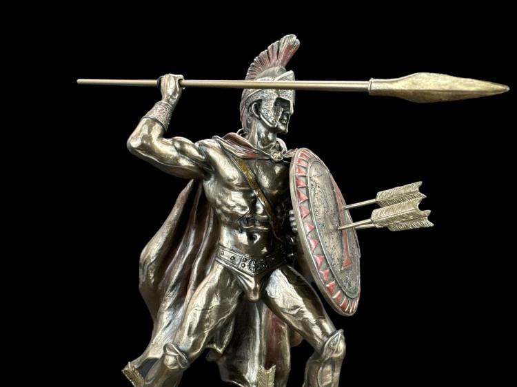 Ekskluzywna rzeźba figurka Król Sparty Leonidas 28-237905