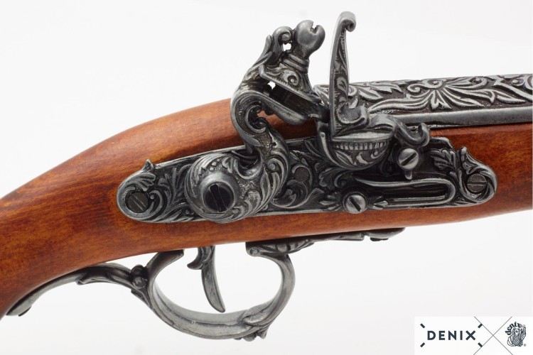 Niemiecki garłacz pistolet skałkowy z XVII w. DENI-237996