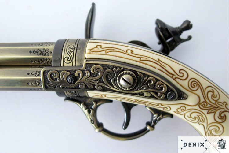 Trzylufowy pistolet Denix model - replika dekoracy-238113
