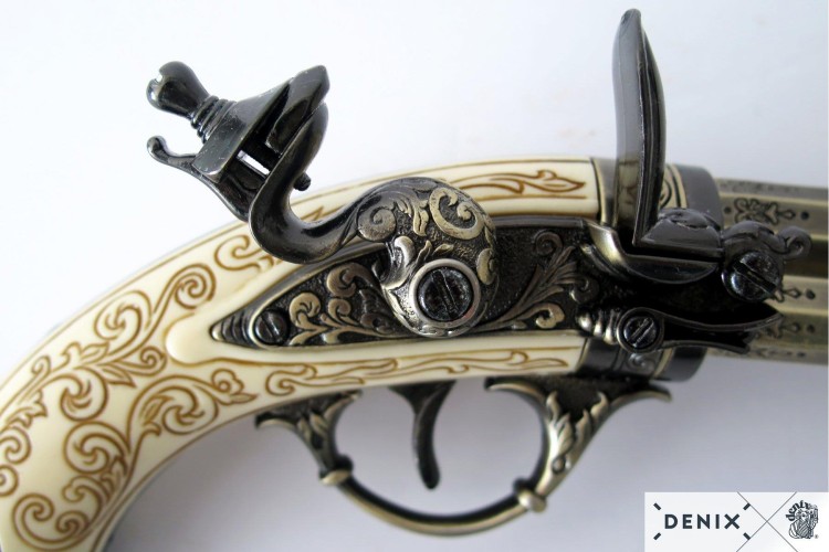 Trzylufowy pistolet Denix model - replika dekoracy-238114