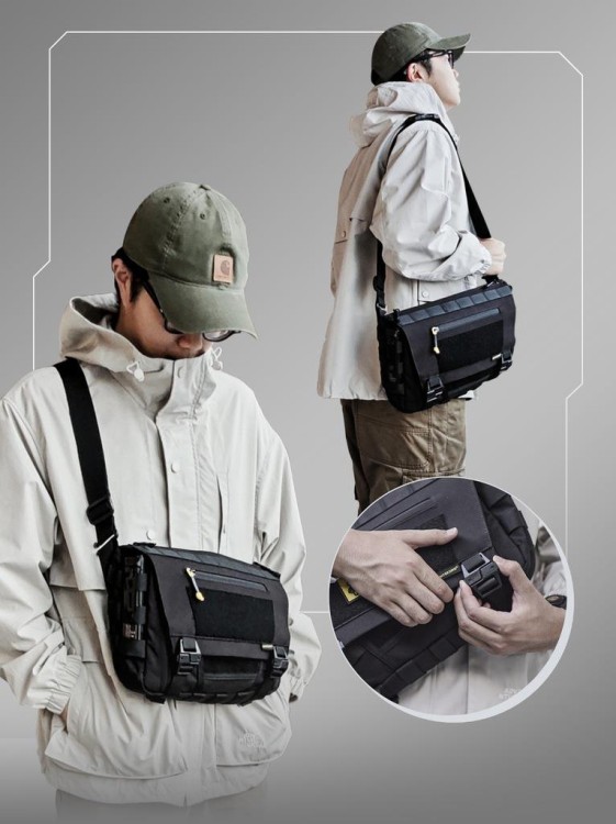 Torba na ramię z CORDURY Nitecore SLB06 7L, czarna-238360