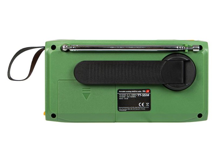 BLOW Radio survivalowe na korbkę, solarne, LCD Pow-238366
