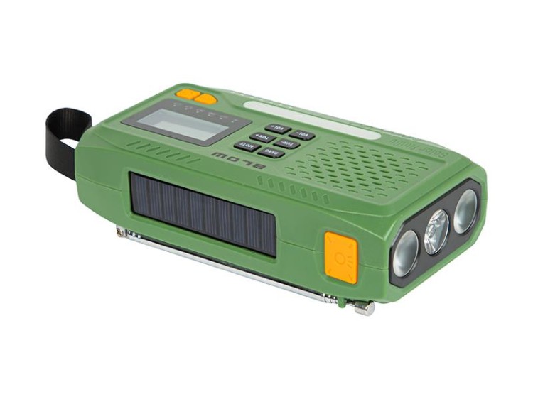 BLOW Radio survivalowe na korbkę, solarne, LCD Pow-238367