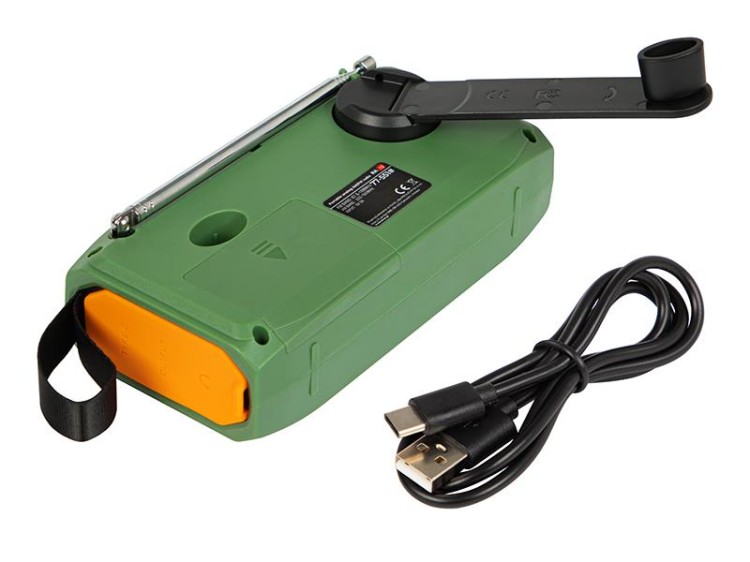 BLOW Radio survivalowe na korbkę, solarne, LCD Pow-238368