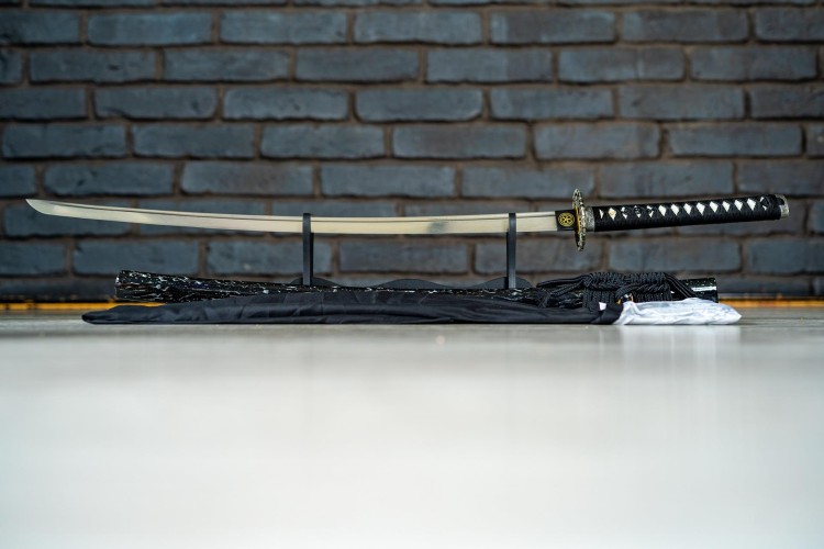 Miecz samurajski Katana ze stali damasceńskiej T10-238461