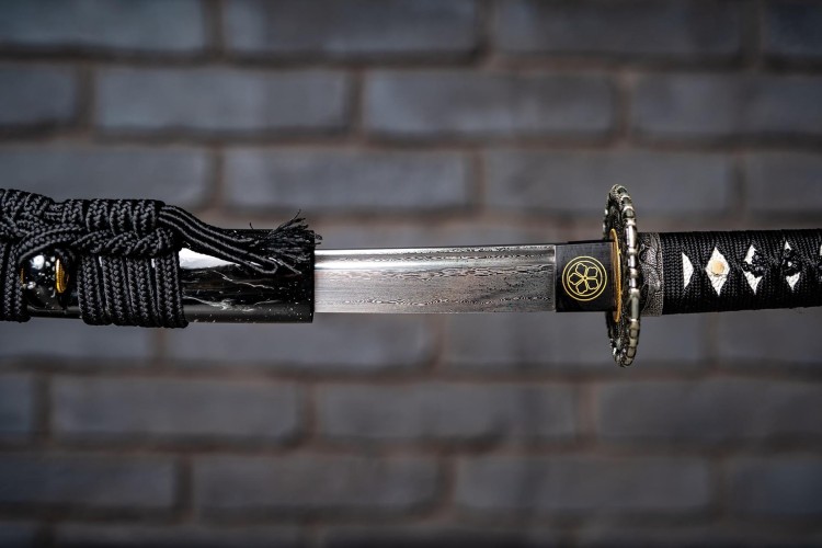 Miecz samurajski Katana ze stali damasceńskiej T10-238462