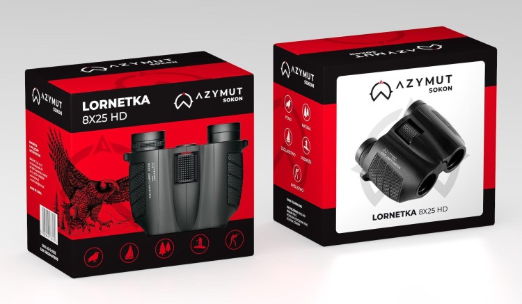 Mała lornetka AZYMUT Sokon 8x25 HD-238530