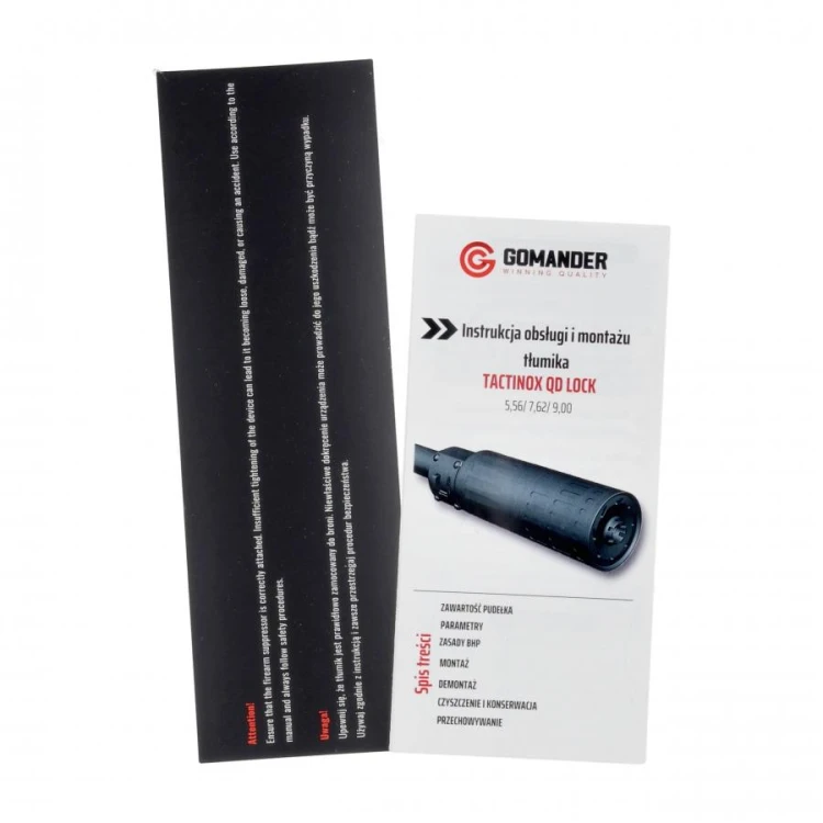 Tłumik do broni Gomander Tactinox DT 7,62 M14X1 LH-237367