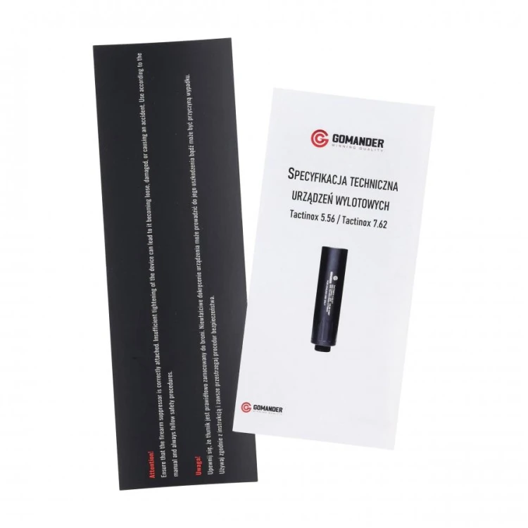 Tłumik do broni Gomander Tactinox DT 5,56 1/2-28 U-237410