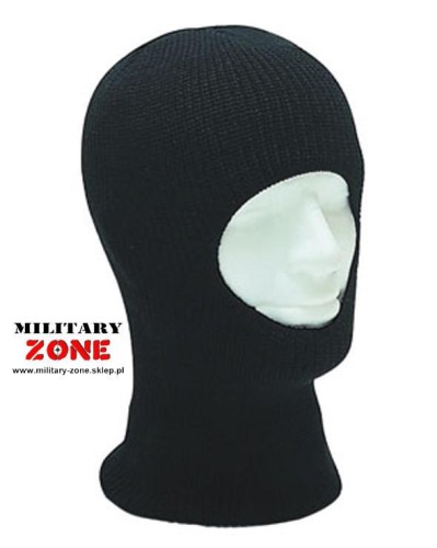 Kominiarka czarna - akrylowa, 1-otworowa-866