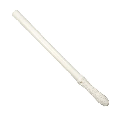Pałka gumowa krótka 43 cm biała-232301