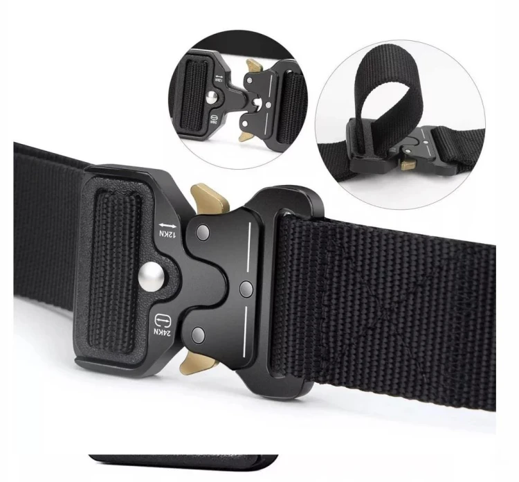 Pasek do spodni klamra QR olive wojskowy 120 cm-232321