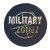 Naszywka MILITARY ZONE okrągła barwy polowe rzep d-232326