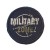Naszywka MILITARY ZONE okrągła barwy polowe rzep m-232328
