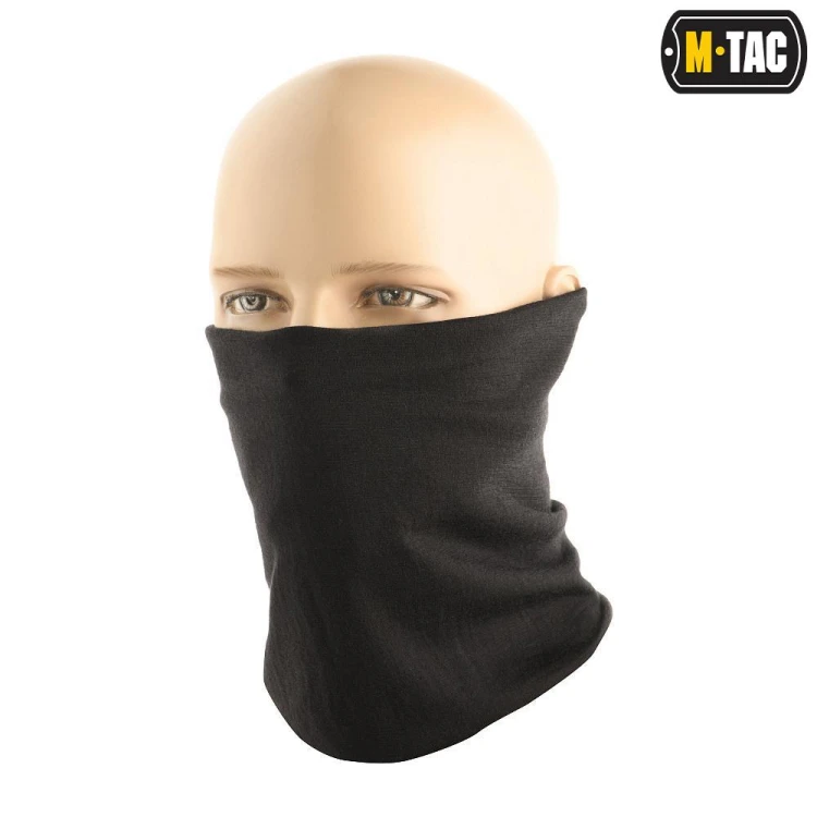 Szalokominiarka Merino Woll M-Tac czarna komin-232371