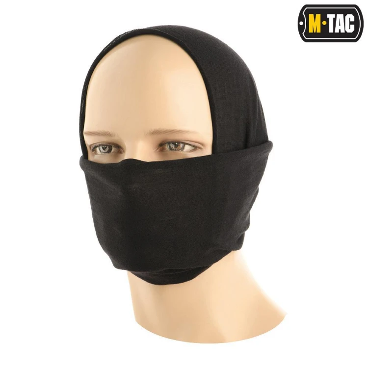 Szalokominiarka Merino Woll M-Tac czarna komin-232373