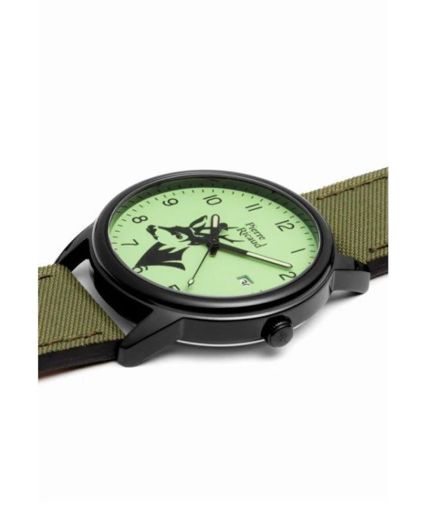 Zegarek myśliwski Pierre Ricaud koziołek z datą fl-232916