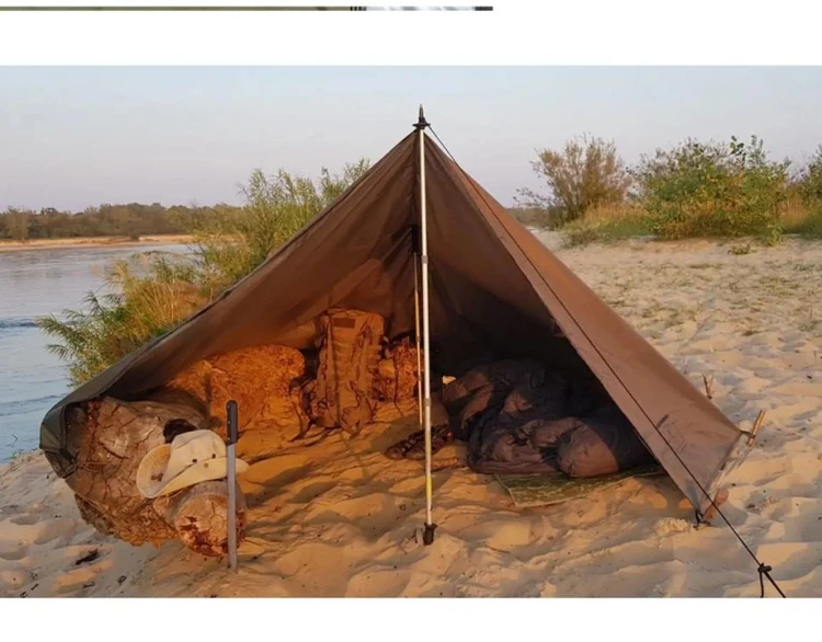 Thermo Tarp Bushmen 3x2,87 m zielony płachta biwak-233431