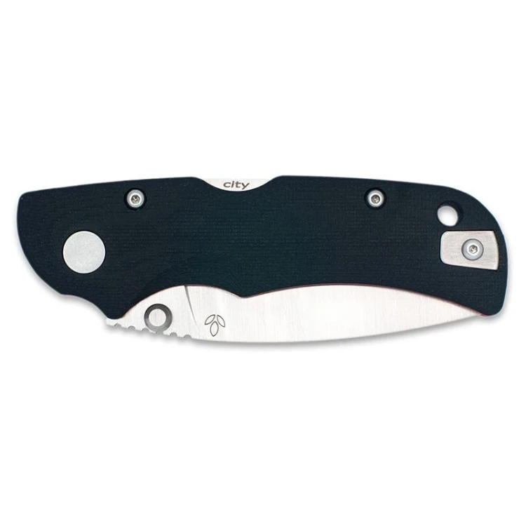 Nóż Manly City CPM S90V 3D 60-62 HRC black red cza-233440